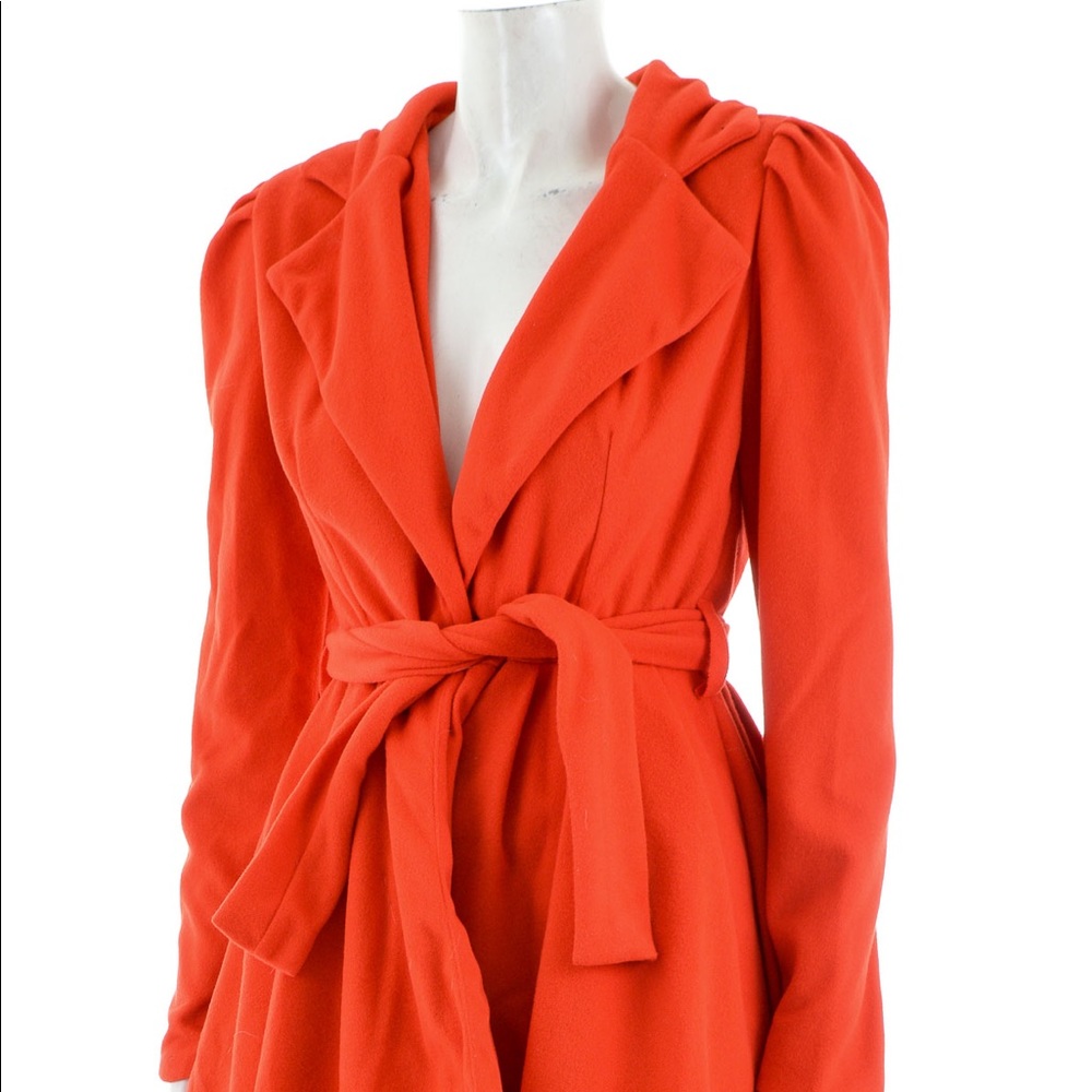Gorgeous Orange Pea Coat!